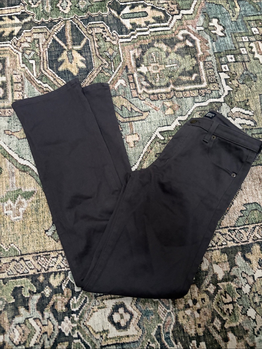Armani Jeans Black Jeans - Straight Leg